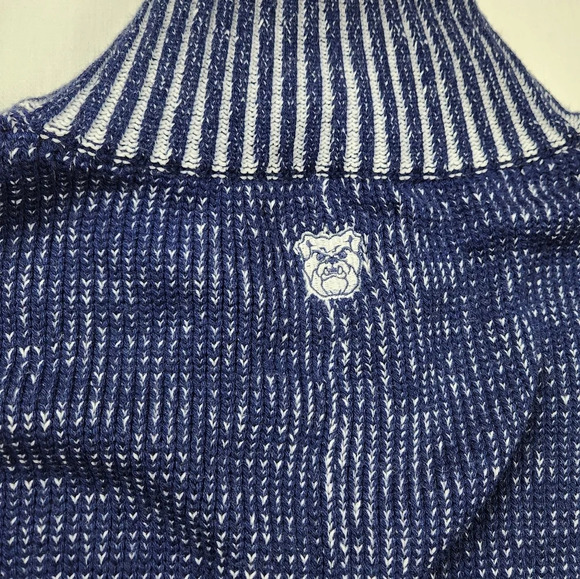 Butler Bulldogs × Emerson Street Zip Up Knit Poncho. Size Large. NWT - Picture 9 of 9